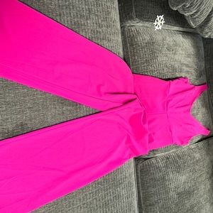 Hot pink romper, size medium